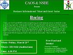 CAOS-NSBE Boeing Joint Meeting